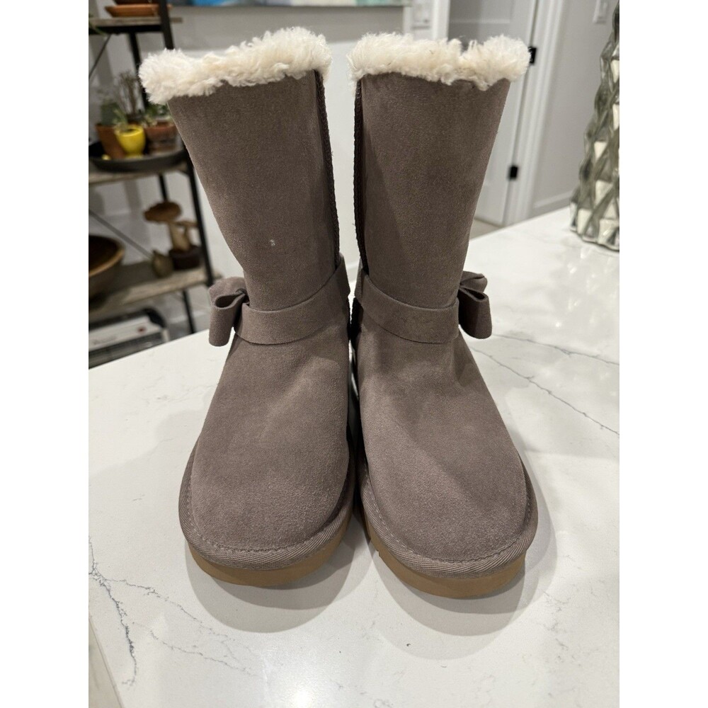 Koolaburra By UGG Arlena Short Boots Women's Beige Cinder Size 5